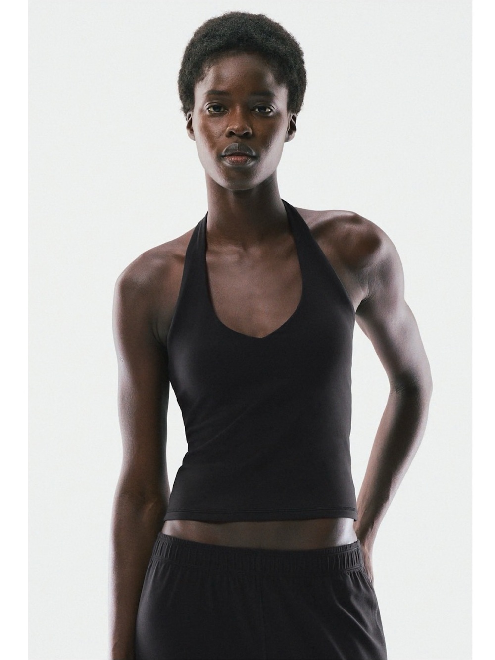 NWT Aritzia Golden New Butter Prime Sports Halter Top